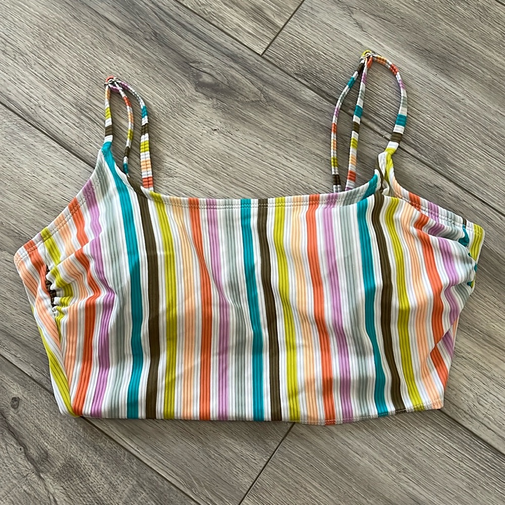 Striped Swim Top